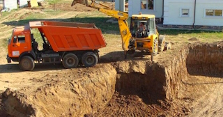 Разработка котлована Кольчугино стоимость за от 576 руб. м3 - заказать работы по копке и рытью котлованов | траншей